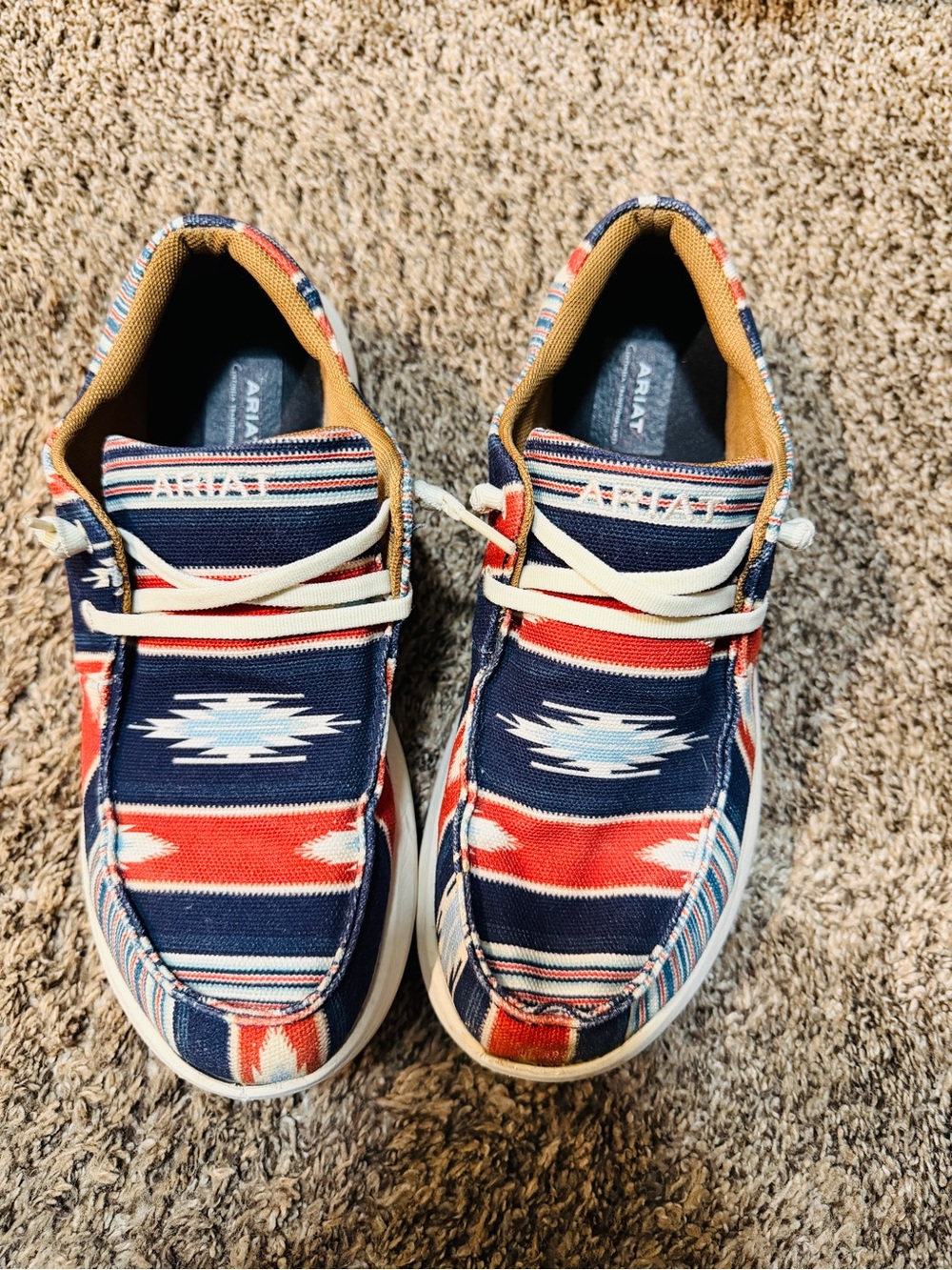 Ariat South Western Textile Casual Slip-On Shoe - Picture 1 of 4